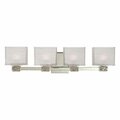 Hudson Valley Hartsdale 4 Light Bath Bracket 4664-SN